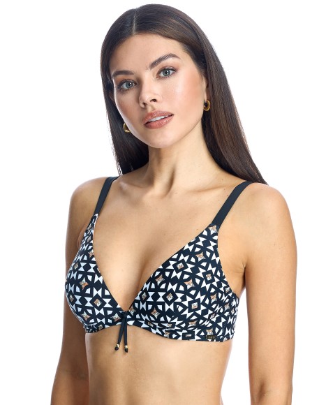 Top bikini Ory capacidad escotado con aro Karnak