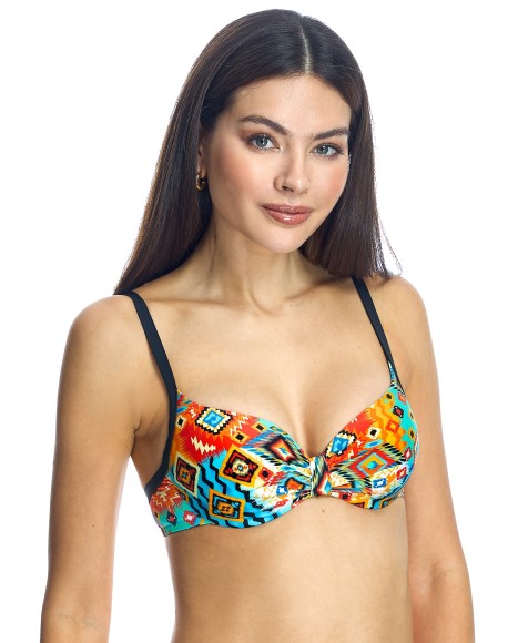 Top bikini Ory copa básica con aro Desert Dreams