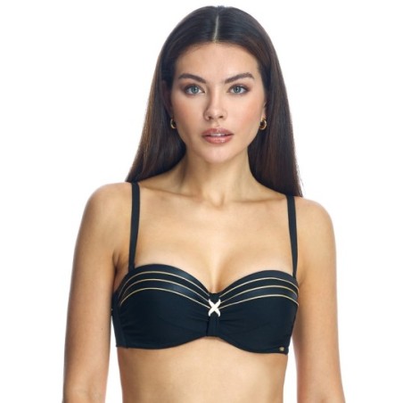 Top bikini Ory corte strapler con copa y aro Private