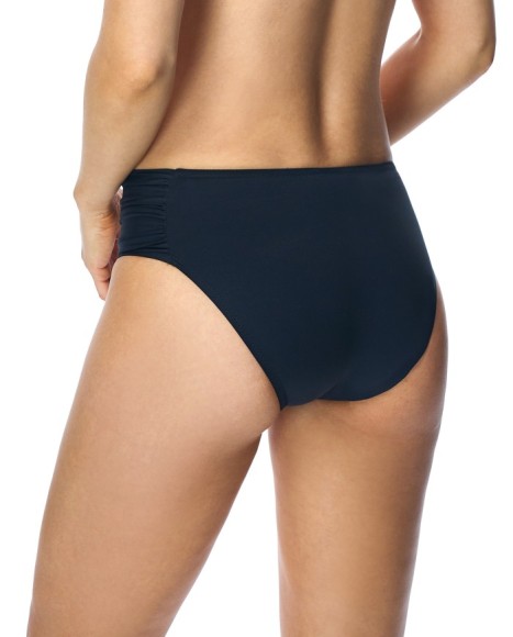 Braga de de bikini mujer en negro costado más alto Braga de de bikini mujer en negro costado más alto
