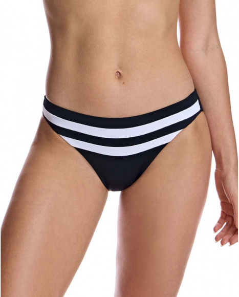 Braga de bikini para mujer básica en color negro Braga de bikini para mujer básica en color negro