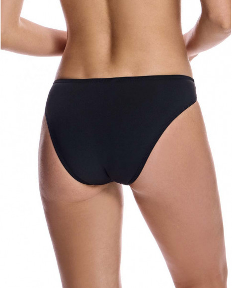 Braga de bikini para mujer básica en color negro Braga de bikini para mujer básica en color negro