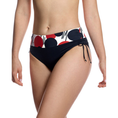 Braguita de bikini de mujer con cintura ancha y laterales ajustables