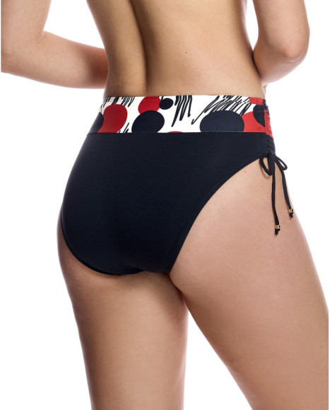 Braguita de bikini de mujer con cintura ancha y laterales ajustables