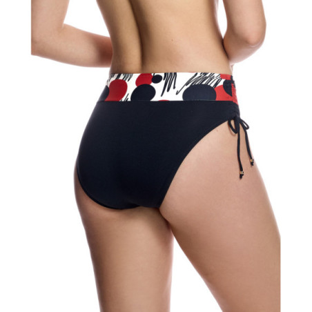 Braguita de bikini de mujer con cintura ancha y laterales ajustables