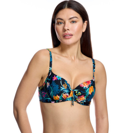 Top de bikini de mujer con copas preformadas y aros de sujeción