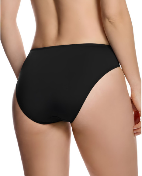 Braga de bikini de mujer con cinturilla cruzada y detalle de anilla