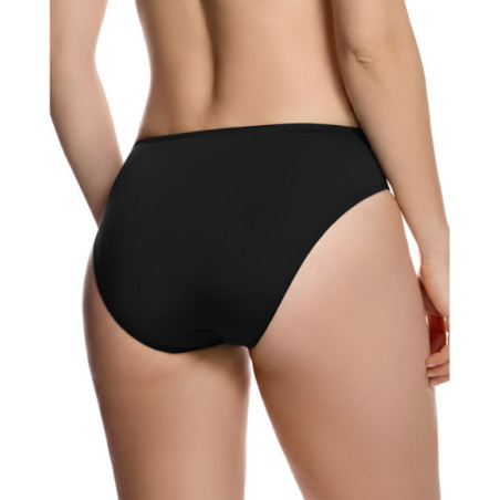 Braga de bikini de mujer con cinturilla cruzada y detalle de anilla