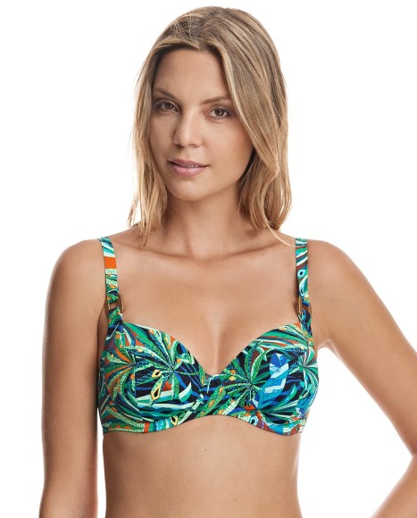 Top bikini capacidad con aro y refuerzo bajo pecho Copacabana