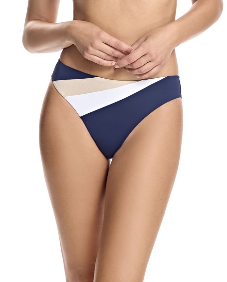Braga bikini básica Private boho beach azul